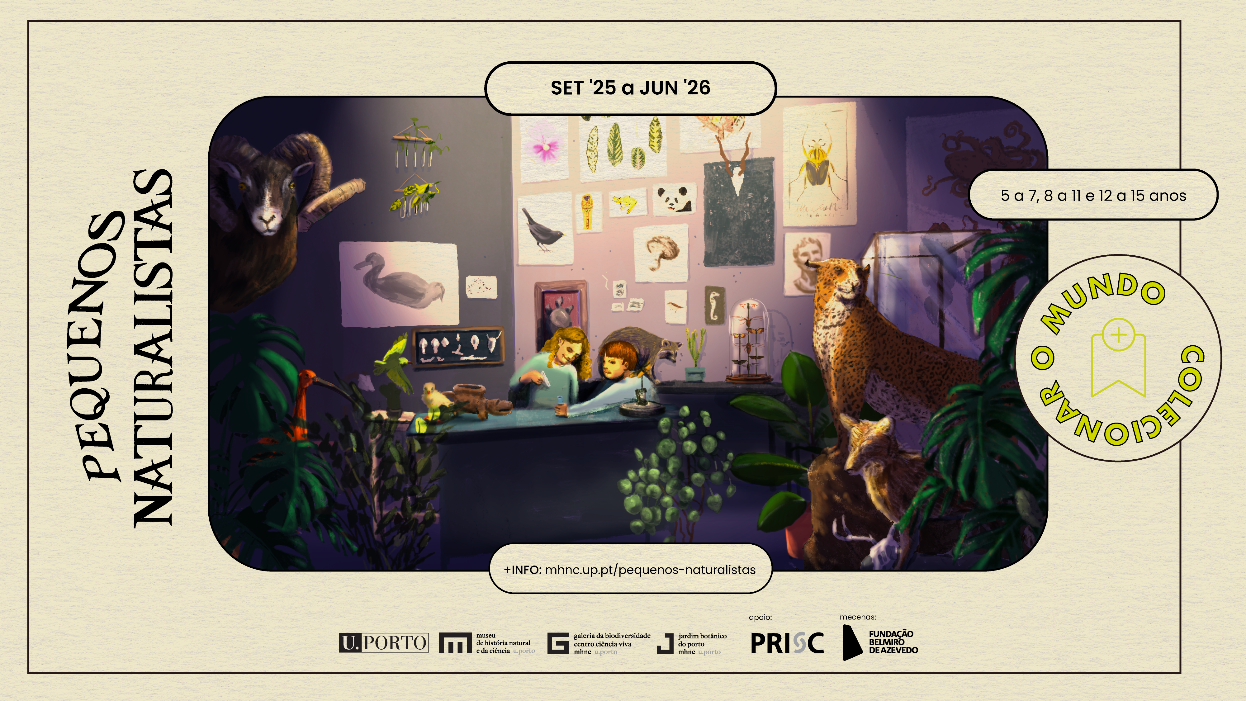 Pequenos Naturalistas - Colecionar o mundo