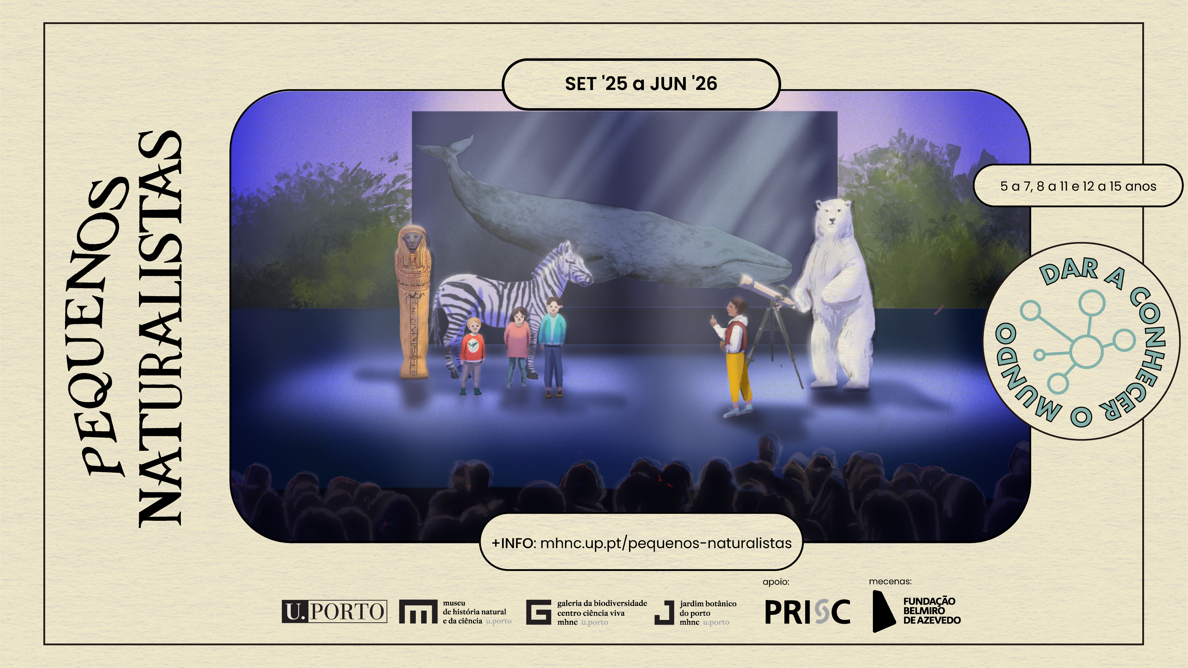 Pequenos Naturalistas - Dar a conhecer o mundo