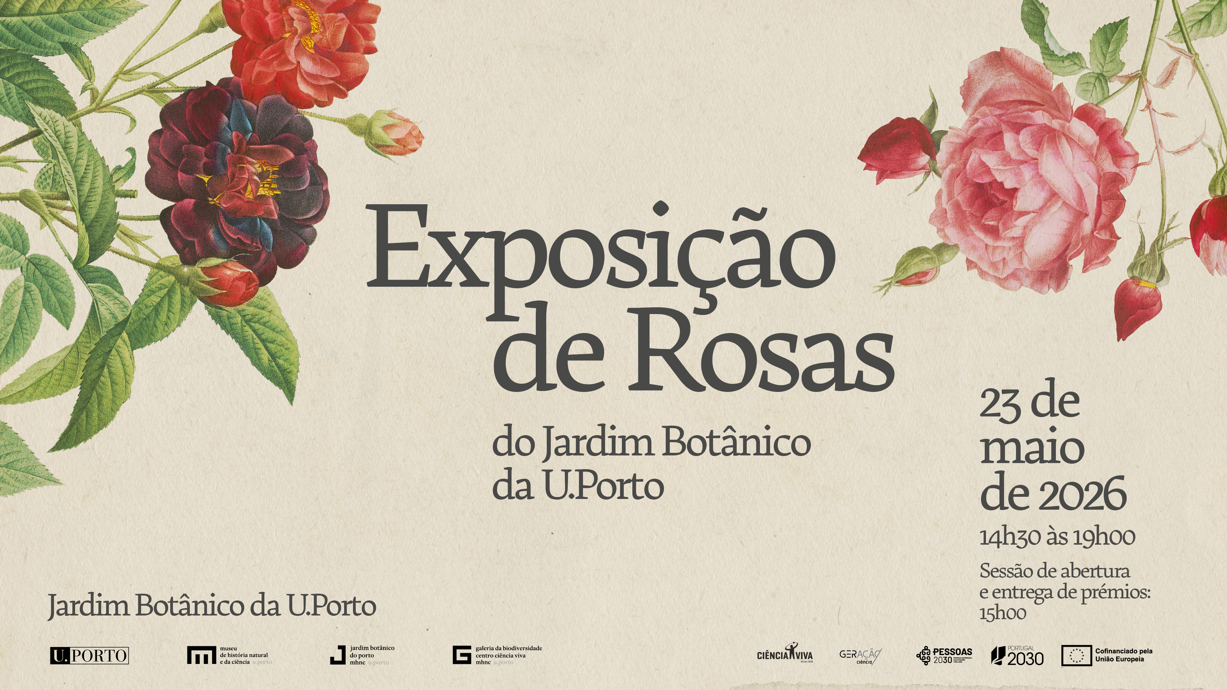 Exposição de Rosas do Jardim Botânico da U.Porto