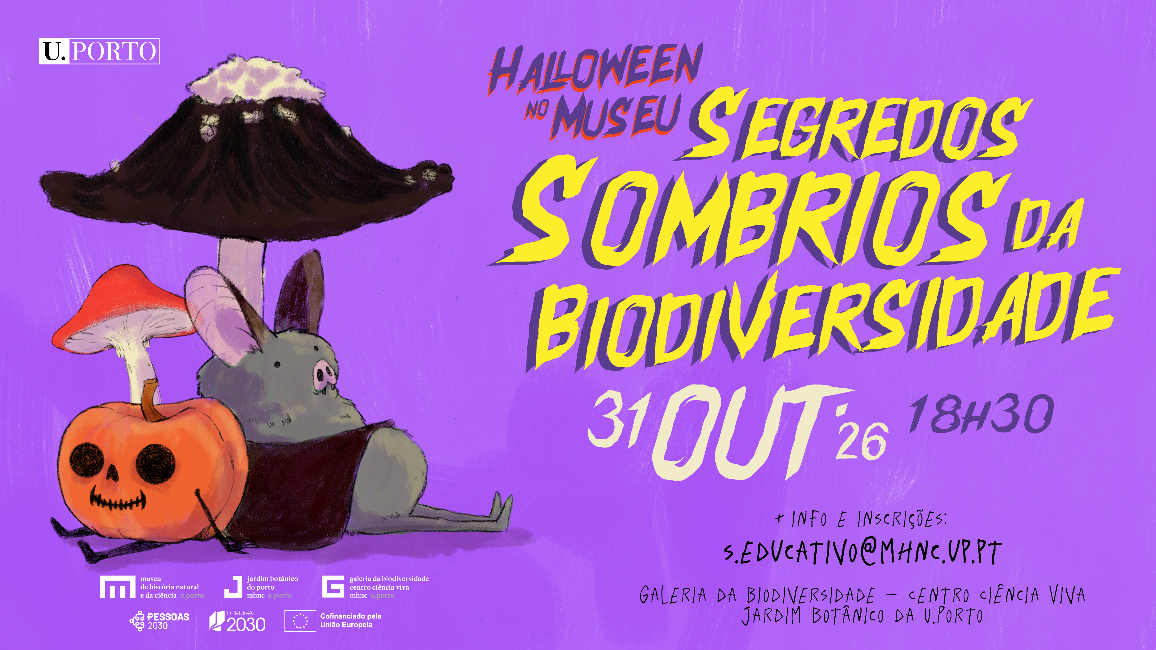 Halloween no Museu - Segredos Sombrios da Biodiversidade