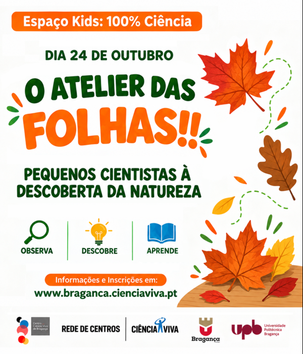 Espaço Kids: 100 Ciência - 24 de outubro